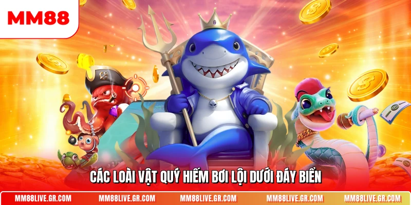 Các loài vật quý hiếm bơi lội dưới đáy biển