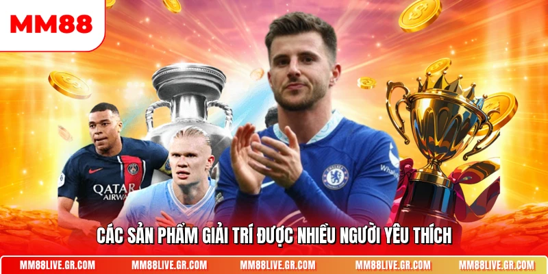 Các sản phẩm giải trí được nhiều người yêu thích