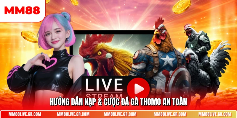 Hướng dẫn nạp & cược đá gà Thomo an toàn